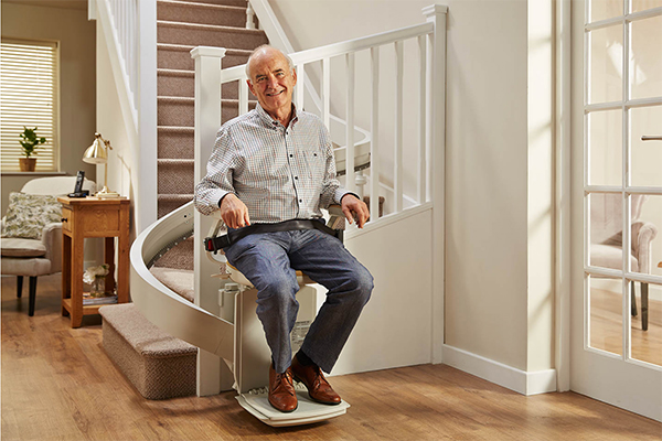 Stairlift Curved Menu